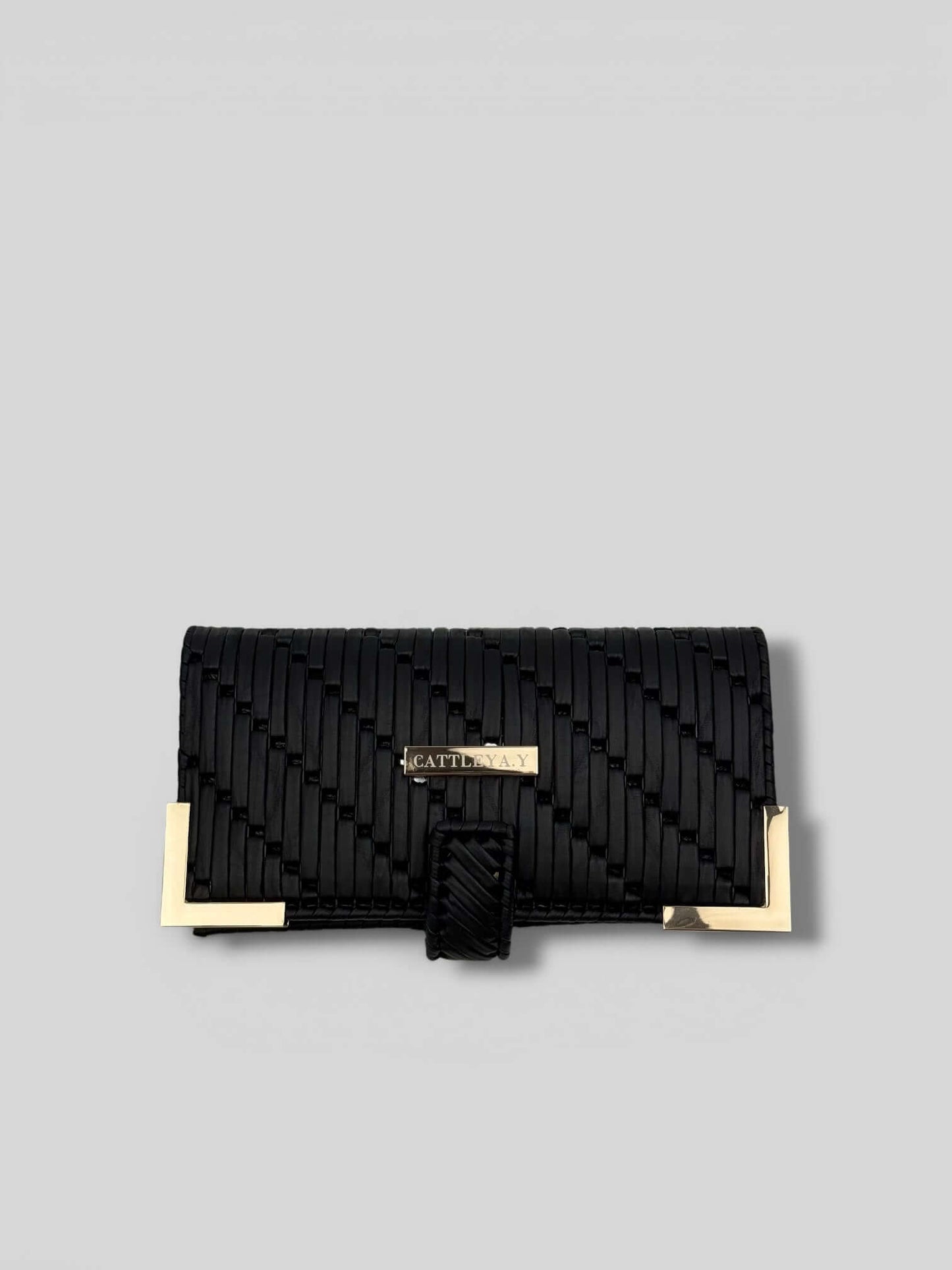 Polly Black Luxury Elegant Designer Wallet is a luxury elegant designer wallet for women created by CATTLEYA.Y