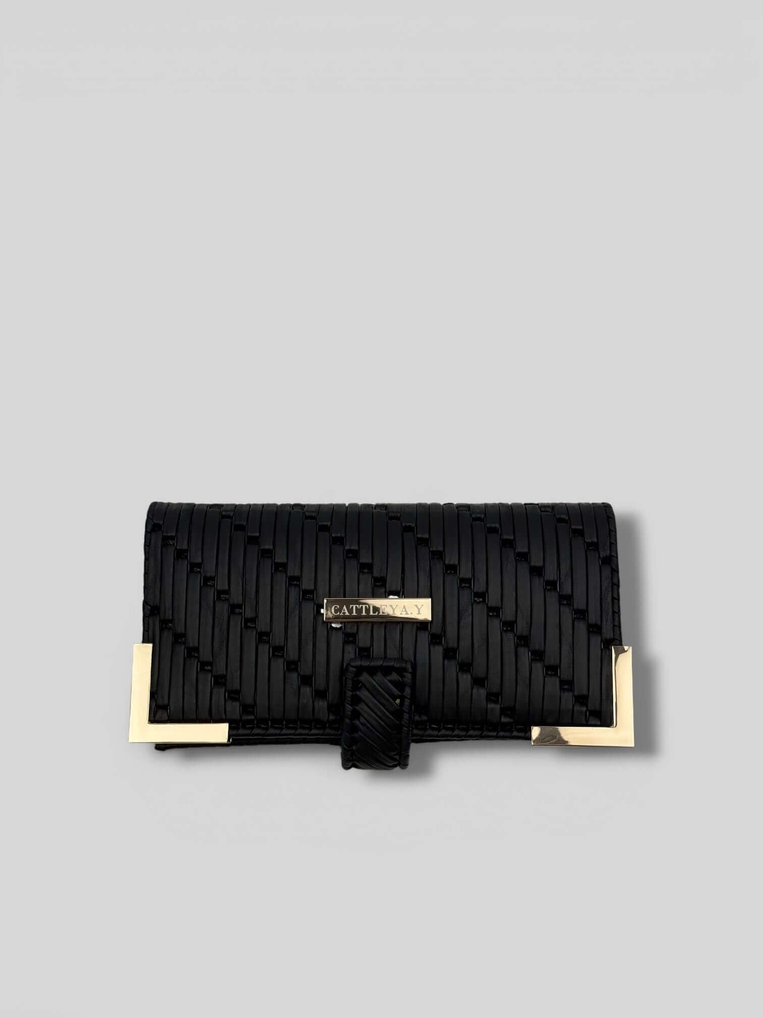 Polly Black Luxury Elegant Designer Wallet is a luxury elegant designer wallet for women created by CATTLEYA.Y